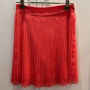 Alice + Olivia pink pleated skirt Size 4 or Small